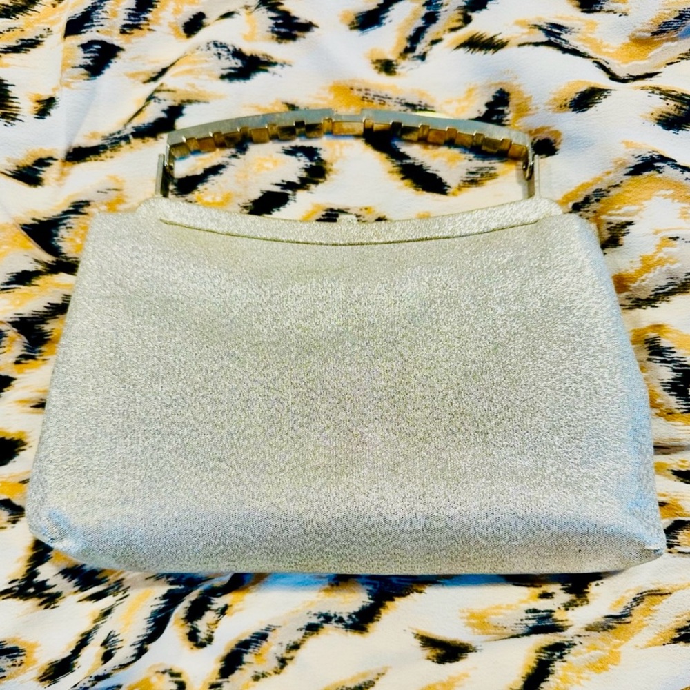 Vintage silver evening bag